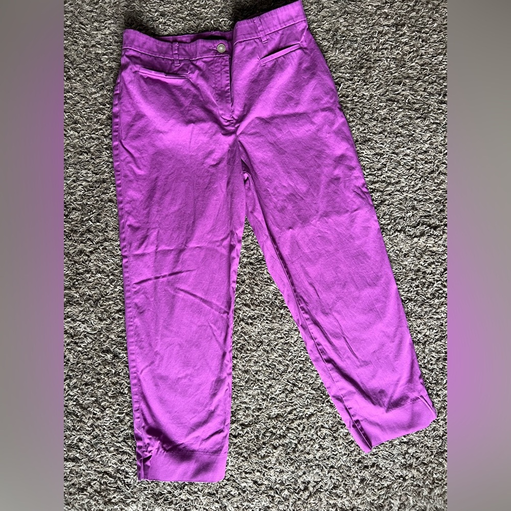 Ann Taylor curvy fit chinos - high rise size 10 ankle length